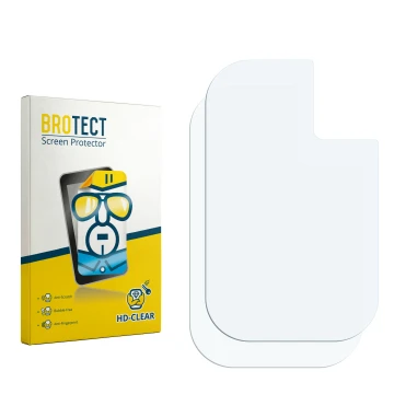 Front side of a product packaging with the brand logo BROTECT. Next to it is the corresponding screen protector.