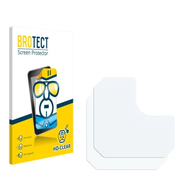 Front side of a product packaging with the brand logo BROTECT. Next to it is the corresponding screen protector.