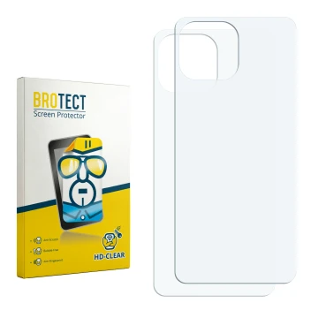 Front side of a product packaging with the brand logo BROTECT. Next to it is the corresponding screen protector.
