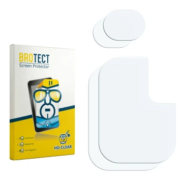 Front side of a product packaging with the brand logo BROTECT. Next to it is the corresponding screen protector.