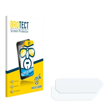 Front side of a product packaging with the brand logo BROTECT. Next to it is the corresponding screen protector.