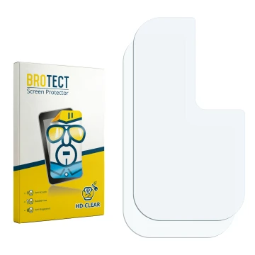 Front side of a product packaging with the brand logo BROTECT. Next to it is the corresponding screen protector.