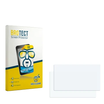 Front side of a product packaging with the brand logo BROTECT. Next to it is the corresponding screen protector.