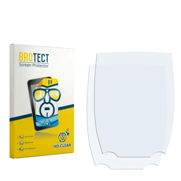 Front side of a product packaging with the brand logo BROTECT. Next to it is the corresponding screen protector.