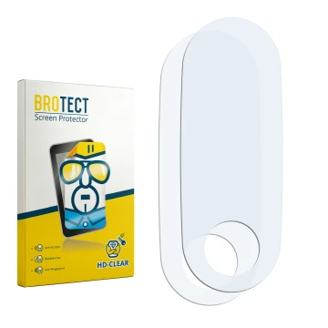 Front side of a product packaging with the brand logo BROTECT. Next to it is the corresponding screen protector.