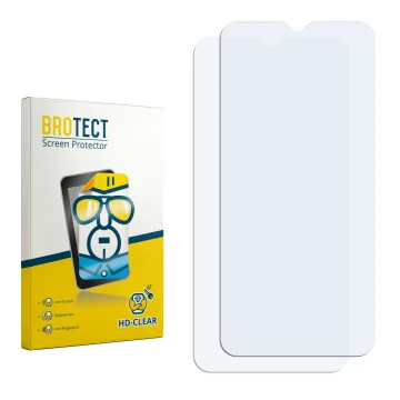 Front side of a product packaging with the brand logo BROTECT. Next to it is the corresponding screen protector.