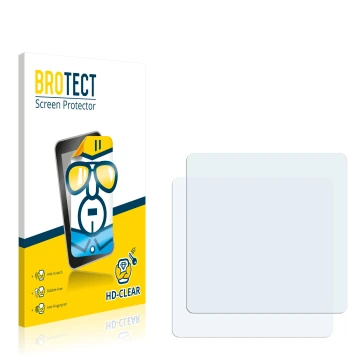 Front side of a product packaging with the brand logo BROTECT. Next to it is the corresponding screen protector.