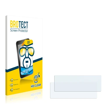 Front side of a product packaging with the brand logo BROTECT. Next to it is the corresponding screen protector.
