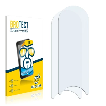 Front side of a product packaging with the brand logo BROTECT. Next to it is the corresponding screen protector.