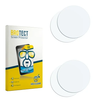 Front side of a product packaging with the brand logo BROTECT. Next to it is the corresponding screen protector.