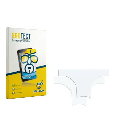 Front side of a product packaging with the brand logo BROTECT. Next to it is the corresponding screen protector.