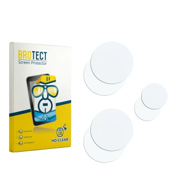 Front side of a product packaging with the brand logo BROTECT. Next to it is the corresponding screen protector.