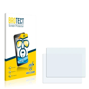Front side of a product packaging with the brand logo BROTECT. Next to it is the corresponding screen protector.