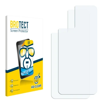 Front side of a product packaging with the brand logo BROTECT. Next to it is the corresponding screen protector.
