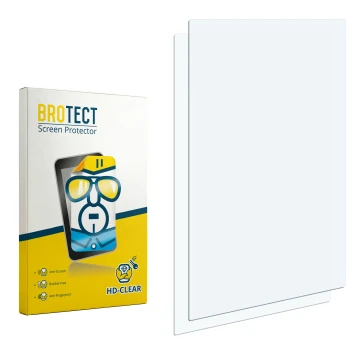 Front side of a product packaging with the brand logo BROTECT. Next to it is the corresponding screen protector.