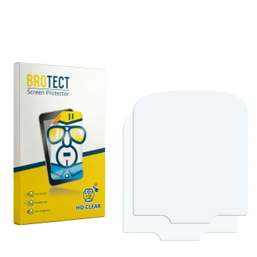 Front side of a product packaging with the brand logo BROTECT. Next to it is the corresponding screen protector.