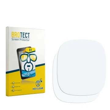 Front side of a product packaging with the brand logo BROTECT. Next to it is the corresponding screen protector.