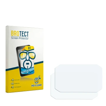 Front side of a product packaging with the brand logo BROTECT. Next to it is the corresponding screen protector.