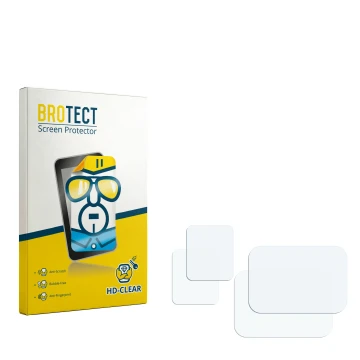 Front side of a product packaging with the brand logo BROTECT. Next to it is the corresponding screen protector.