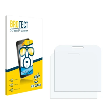 Front side of a product packaging with the brand logo BROTECT. Next to it is the corresponding screen protector.