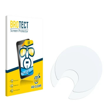 Front side of a product packaging with the brand logo BROTECT. Next to it is the corresponding screen protector.