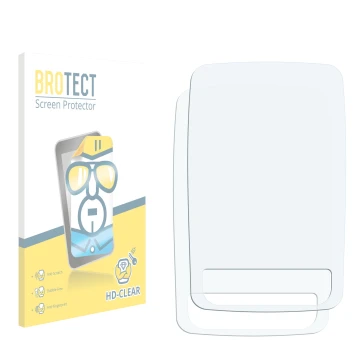 Front side of a product packaging with the brand logo BROTECT. Next to it is the corresponding screen protector.