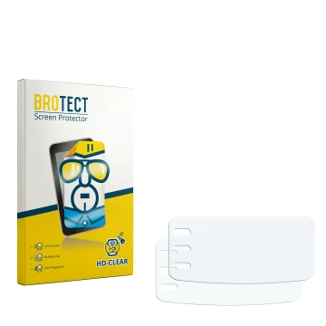 Front side of a product packaging with the brand logo BROTECT. Next to it is the corresponding screen protector.