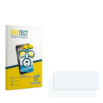 Front side of a product packaging with the brand logo BROTECT. Next to it is the corresponding screen protector.