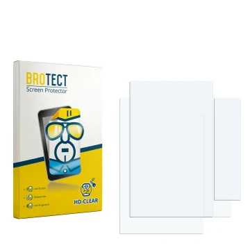 Front side of a product packaging with the brand logo BROTECT. Next to it is the corresponding screen protector.