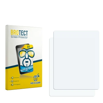 Front side of a product packaging with the brand logo BROTECT. Next to it is the corresponding screen protector.