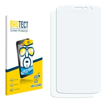 Front side of a product packaging with the brand logo BROTECT. Next to it is the corresponding screen protector.