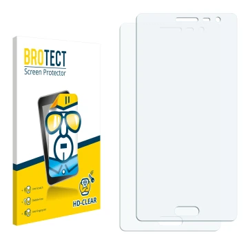 Front side of a product packaging with the brand logo BROTECT. Next to it is the corresponding screen protector.