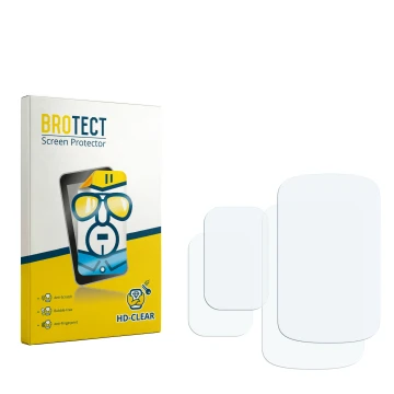 Front side of a product packaging with the brand logo BROTECT. Next to it is the corresponding screen protector.