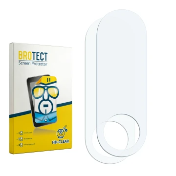 Front side of a product packaging with the brand logo BROTECT. Next to it is the corresponding screen protector.