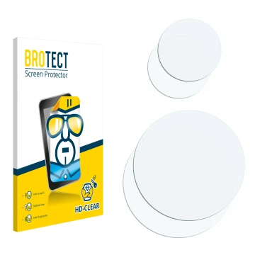 Front side of a product packaging with the brand logo BROTECT. Next to it is the corresponding screen protector.