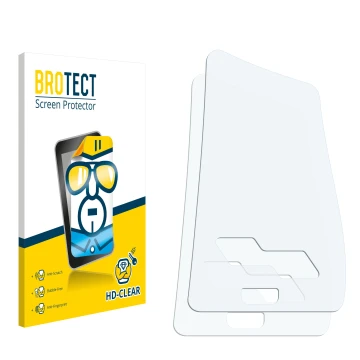Front side of a product packaging with the brand logo BROTECT. Next to it is the corresponding screen protector.