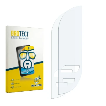 Front side of a product packaging with the brand logo BROTECT. Next to it is the corresponding screen protector.