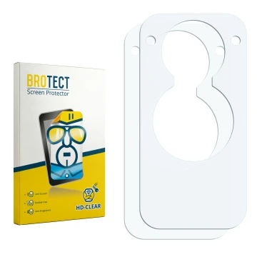 Front side of a product packaging with the brand logo BROTECT. Next to it is the corresponding screen protector.