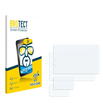 Front side of a product packaging with the brand logo BROTECT. Next to it is the corresponding screen protector.