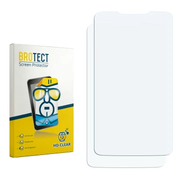 Front side of a product packaging with the brand logo BROTECT. Next to it is the corresponding screen protector.