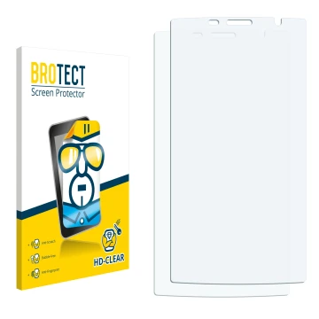 Front side of a product packaging with the brand logo BROTECT. Next to it is the corresponding screen protector.