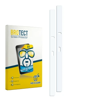 Front side of a product packaging with the brand logo BROTECT. Next to it is the corresponding screen protector.