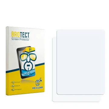 Front side of a product packaging with the brand logo BROTECT. Next to it is the corresponding screen protector.