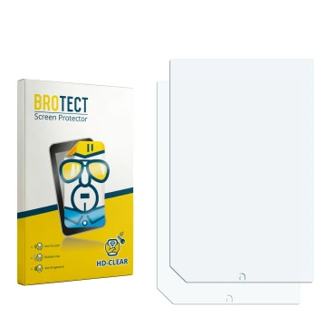 Front side of a product packaging with the brand logo BROTECT. Next to it is the corresponding screen protector.