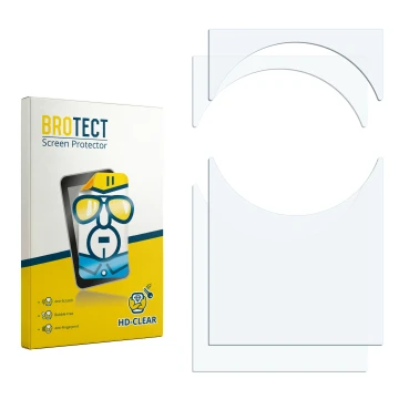 Front side of a product packaging with the brand logo BROTECT. Next to it is the corresponding screen protector.