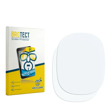 Front side of a product packaging with the brand logo BROTECT. Next to it is the corresponding screen protector.