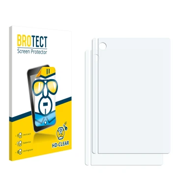 Front side of a product packaging with the brand logo BROTECT. Next to it is the corresponding screen protector.
