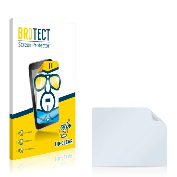 Front side of a product packaging with the brand logo BROTECT. Next to it is the corresponding screen protector.