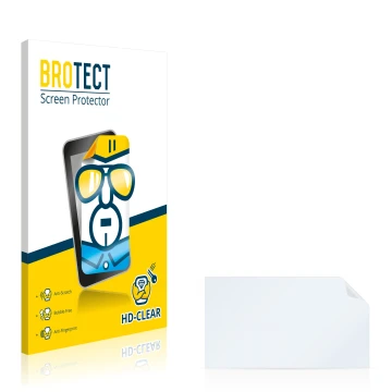 Front side of a product packaging with the brand logo BROTECT. Next to it is the corresponding screen protector.