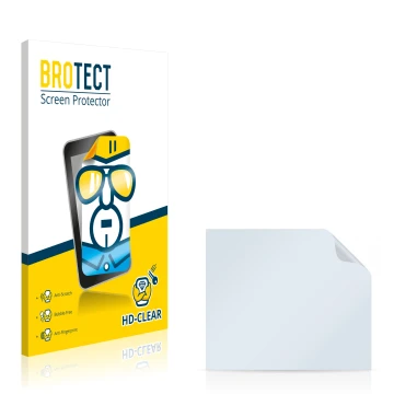 Front side of a product packaging with the brand logo BROTECT. Next to it is the corresponding screen protector.